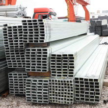 SS400 S235 Mild Carbon Square Steel Tube Pre Galvanized Ms Square Pipe Tianjin manufacturer